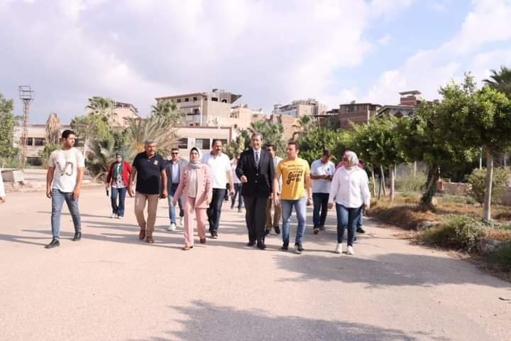 محافظ دمياط يتفقد استاد دمياط الرياضى للوقوف على الوضع الحالي وآلية تطويره