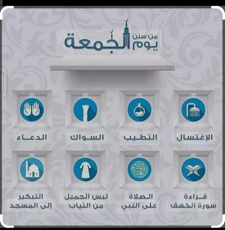 مستحبات للمسلم يوم الجمعة 