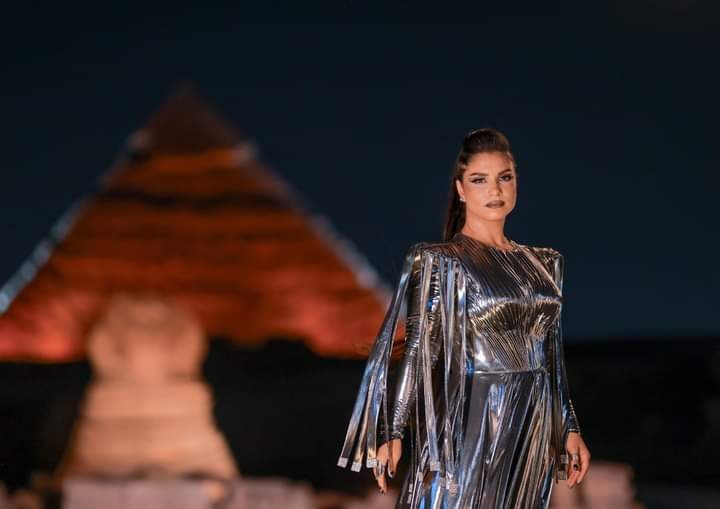 الفنانة نسمة محجوب تزين فعاليات معرض مصر الدولي للطيران والفضاء