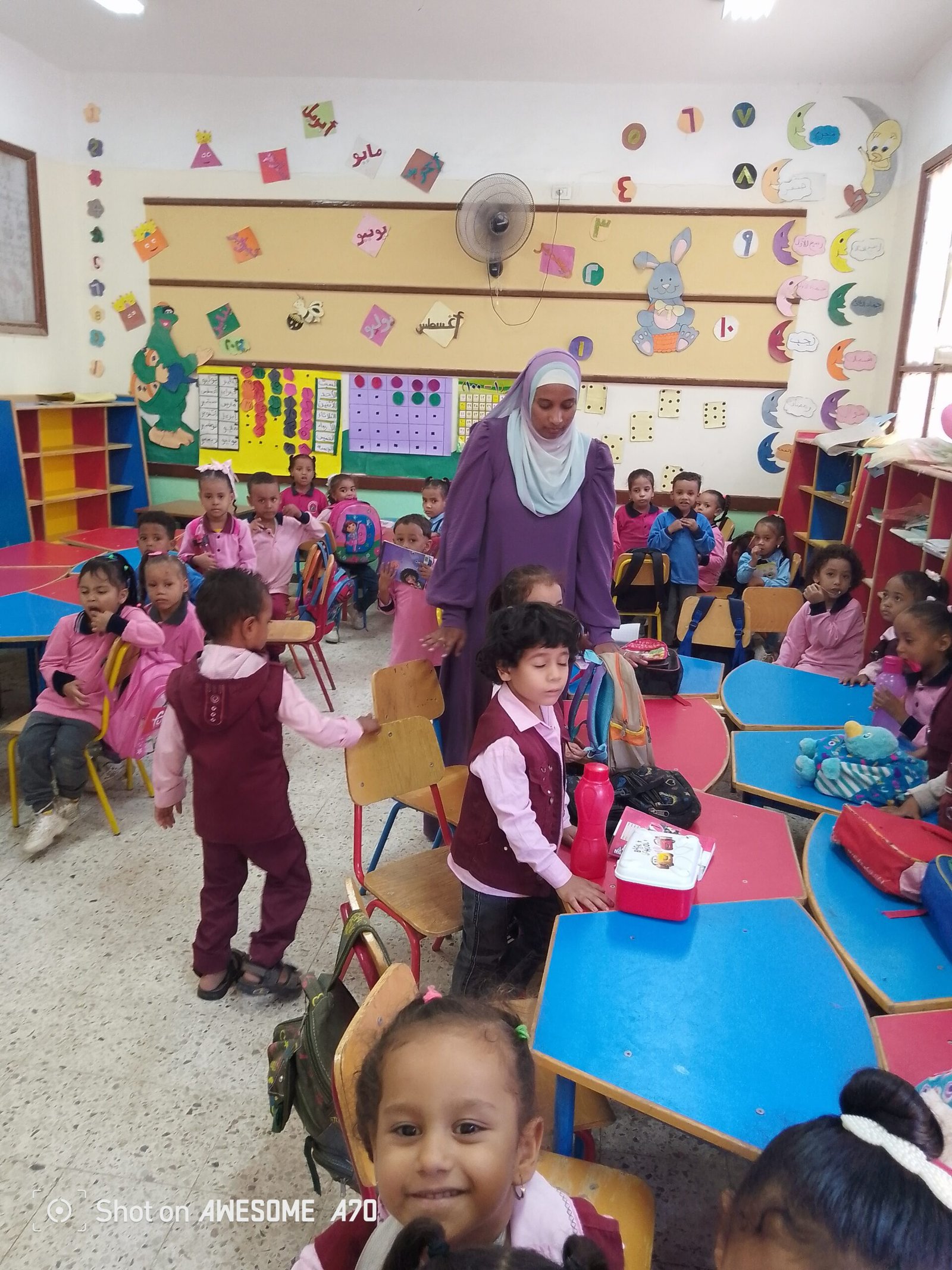 “روضتنا جنتنا “مبادرة تعليمية بروضة مدرسة العليقات الإبتدائية بكوم امبو