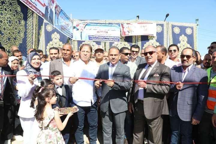 محافظ الشرقية يفتتح محطة رفع صرف صحي نزلة العزازي بمركز أبو حماد