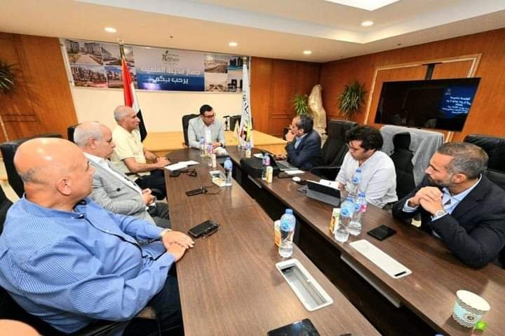 الشربيني: يتابع مع مسئولى شركة “سيتى إيدج” معدلات تسليم الوحدات السكنية بالعلمين الجديدة 