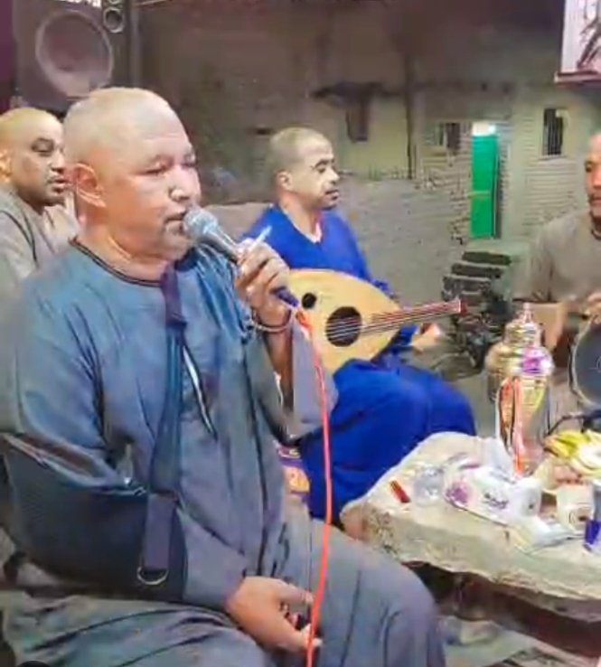 ياسر رشاد يتألق بمهرجان الجزارين لفن الكف ب ابو الجود الأقصر 