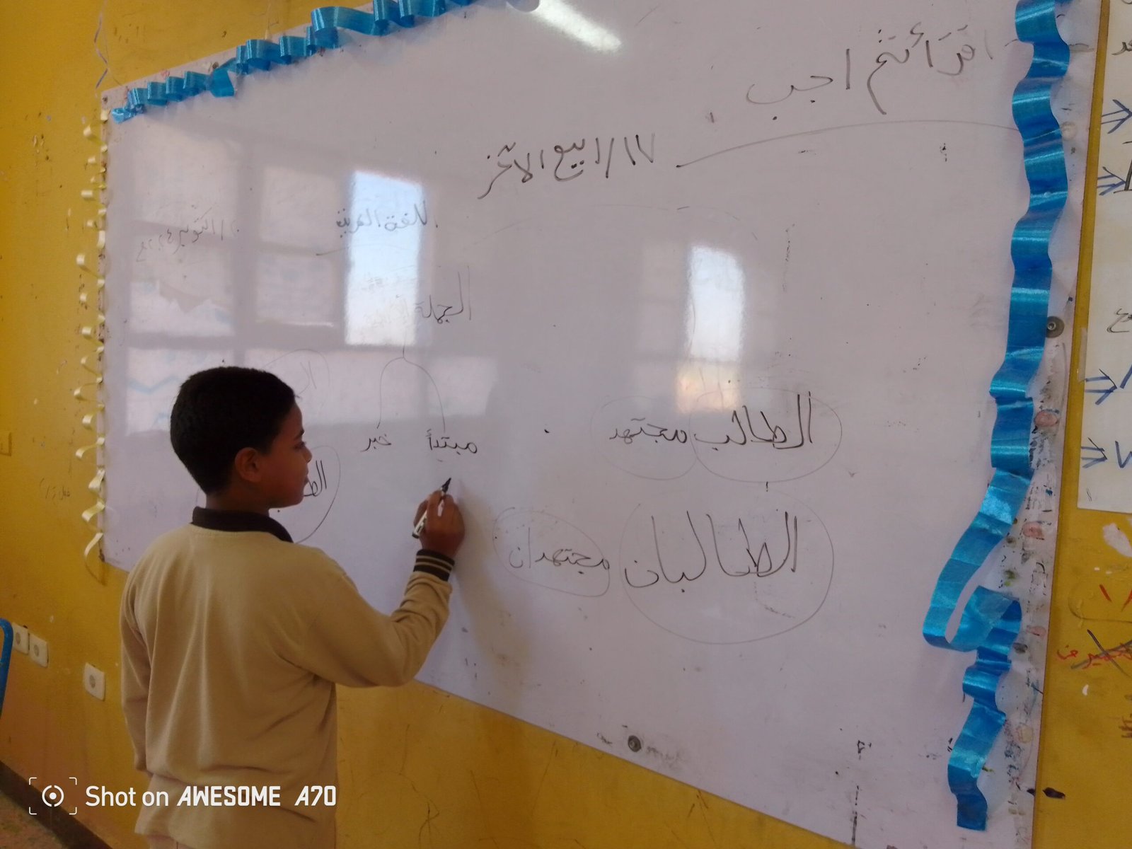 “التلميذ المعلم” ورشة تدريبية برعاية توجية اللغة العربية بمدرسة العليقات الإبتدائية 