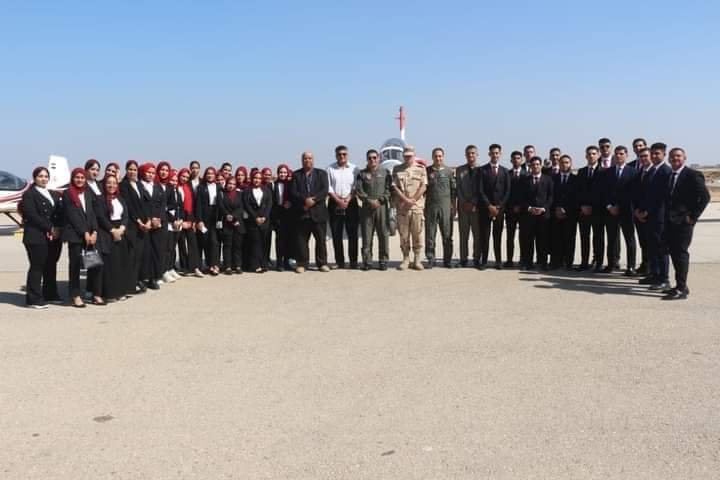 الشباب والرياضة ” تنظم زيارة ميدانية إلي الكلية الجوية ببلبيس لطلاب جامعة المنصورة 