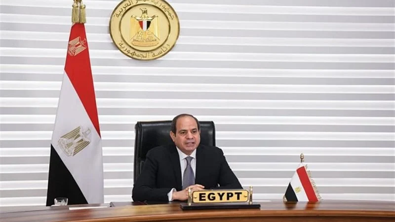 الرئيس عبدالفتاح السيسي+مصر الساعة
