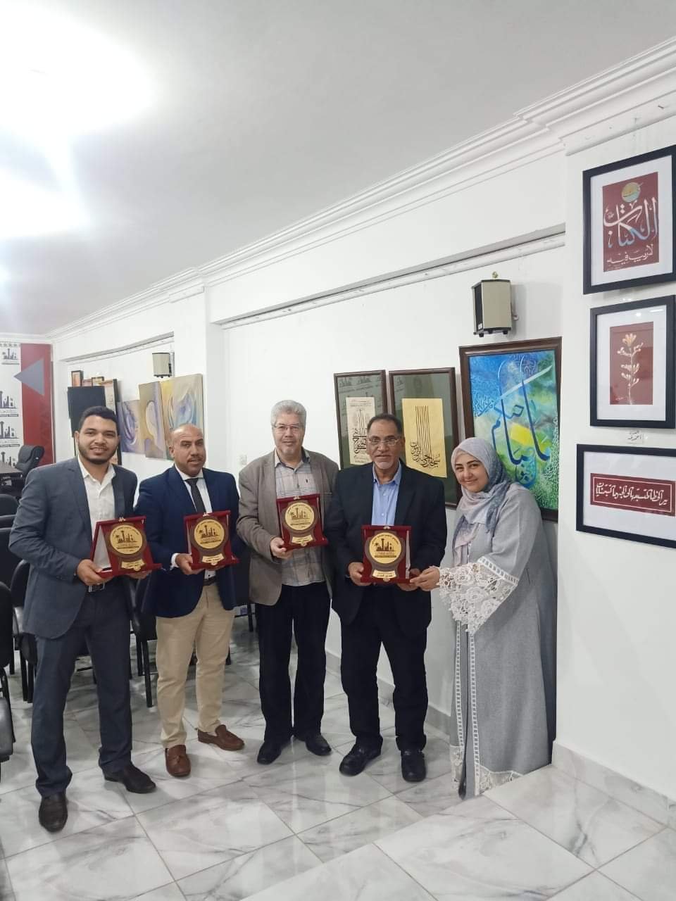 ختام المعرض الجماعي “رسائل السماء” فى أكاديمية الفنون