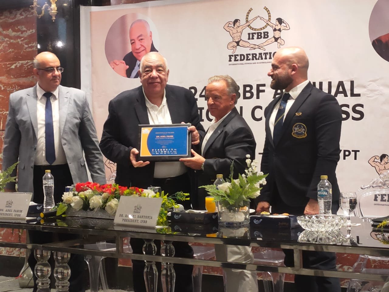 الدولى لكمال الأجسام يهنئ د. عادل فهيم بفوزه برئاسة الاتحاد المصرى لدورته الجديدة 2024/ 2028