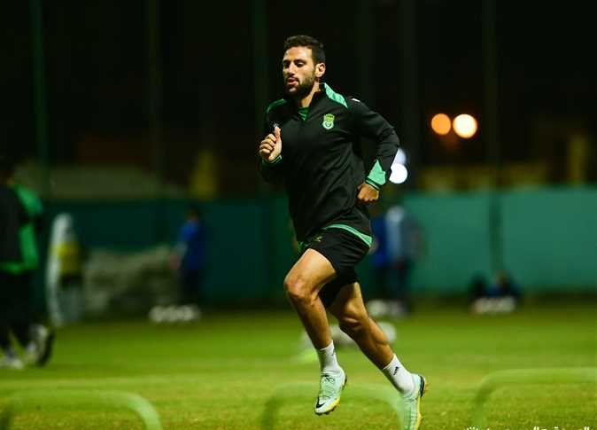 جانب من مران الفريق مساء أمس استعداداً للأهلى