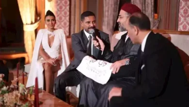 هاني فرحات يحتفل بعقد قرانه على دنيا جمعة