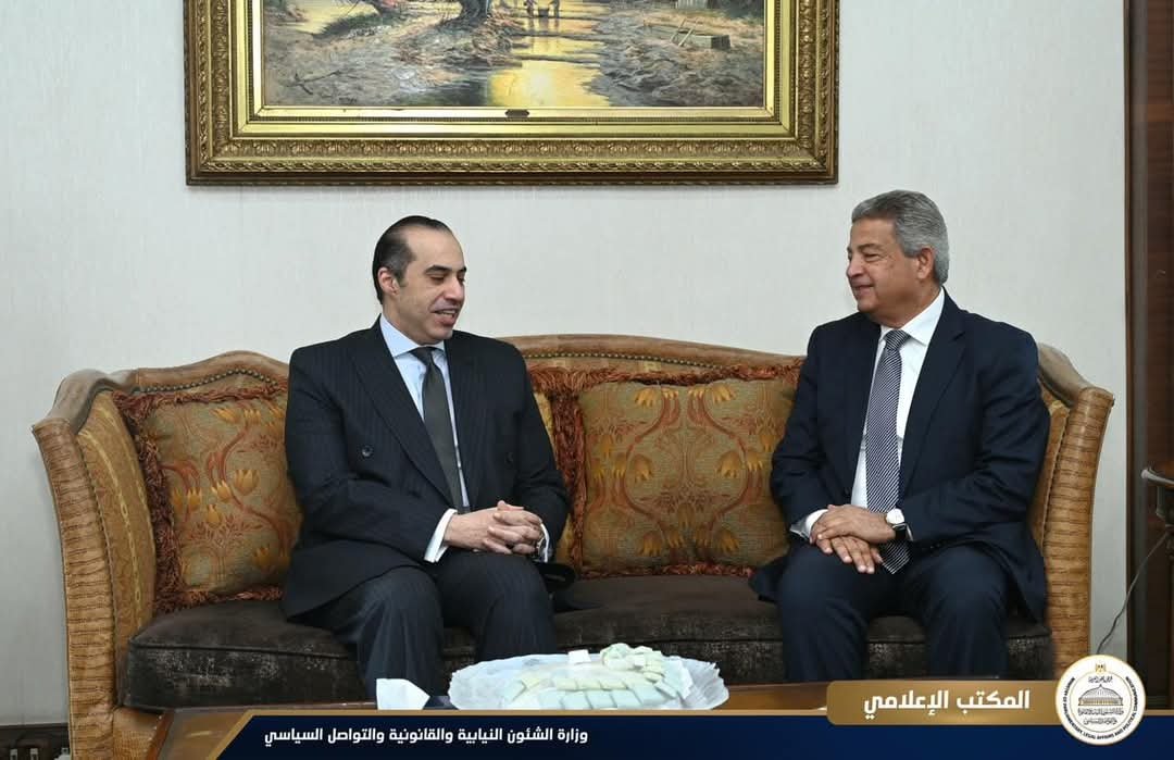 وزير الشئون النيابية والقانونية والتواصل السياسي يلتقي رئيس المجلس الأعلى لتنظيم الإعلام