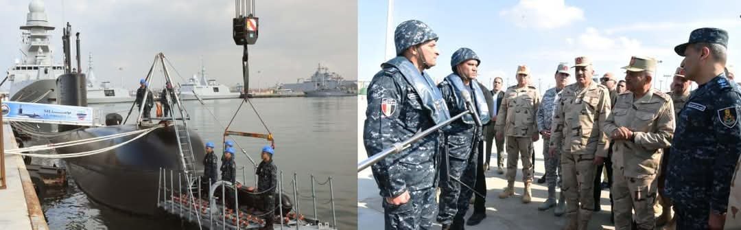 وزير الدفاع والإنتاج الحربى يتفقد قاعدة الإسكندرية البحرية ويلتقى بعدد من المقاتلين