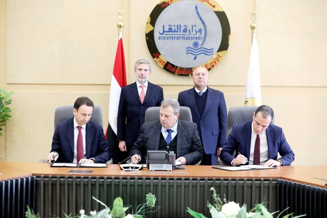 وزارة النقل: اتفاقية انشاء شركة جديدة بين الهيئة القومية لسكك حديد مصر وشركة سالشيف الإيطاليه