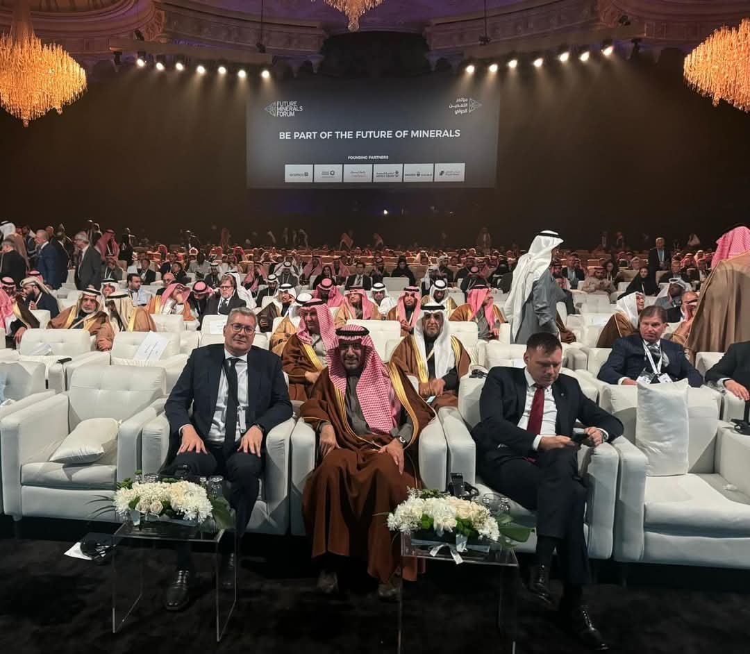 وزير البترول:يشارك اﻻﻓـﺘﺘﺎح اﻟـﺮﺳـﻤﻲ لمؤتمر التعدين الدولى في نسخته الرابعة والذى تستضيفه مدينة الرياض