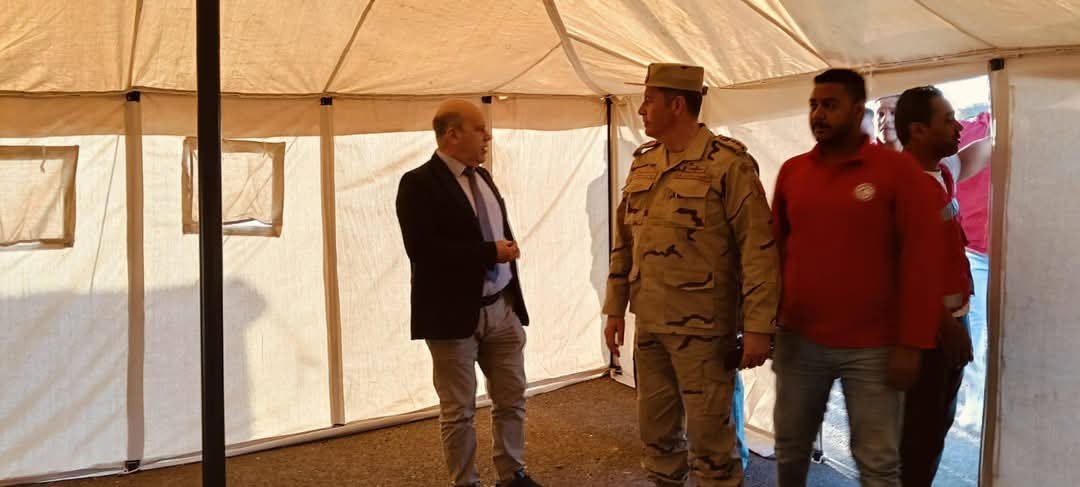 محافظ أسوان يكلف السكرتير العام المساعد لمتابعة جاهزية المعدات المشاركة فى التدريب العملى المشترك صقر ( 145 ) لمجابهة الأزمات والكوارث