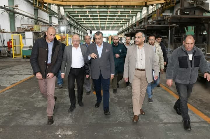 وزير الدولة للإنتاج الحربي في زيارة مفاجئة لشركة حلوان للصناعات الهندسية (مصنع 99 الحربي