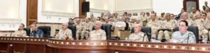 القائد العام للقوات المسلحة وزير الدفاع والإنتاج الحربى يشهد تنفيذ المرحلة الرئيسية لمشروع مراكز القيادة التعبوى للجيش الثالث الميدانى،مصر الساعة