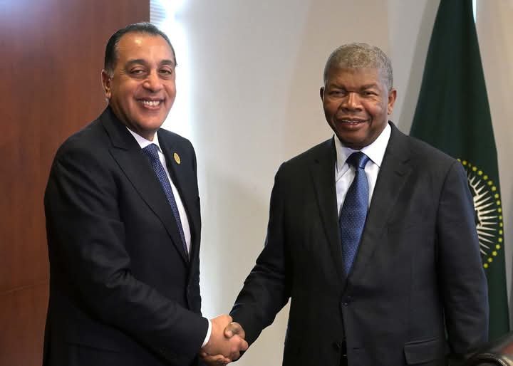 رئيس الوزراء يلتقي رئيس جمهورية أنجولا لبحث مجالات التعاون المُشترك