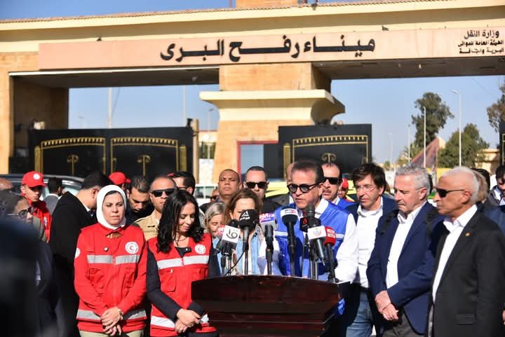 وزير الصحة الدولة المصرية بجميع قطاعاتها حريصة على دعم الأشقاء الفلسطينيين