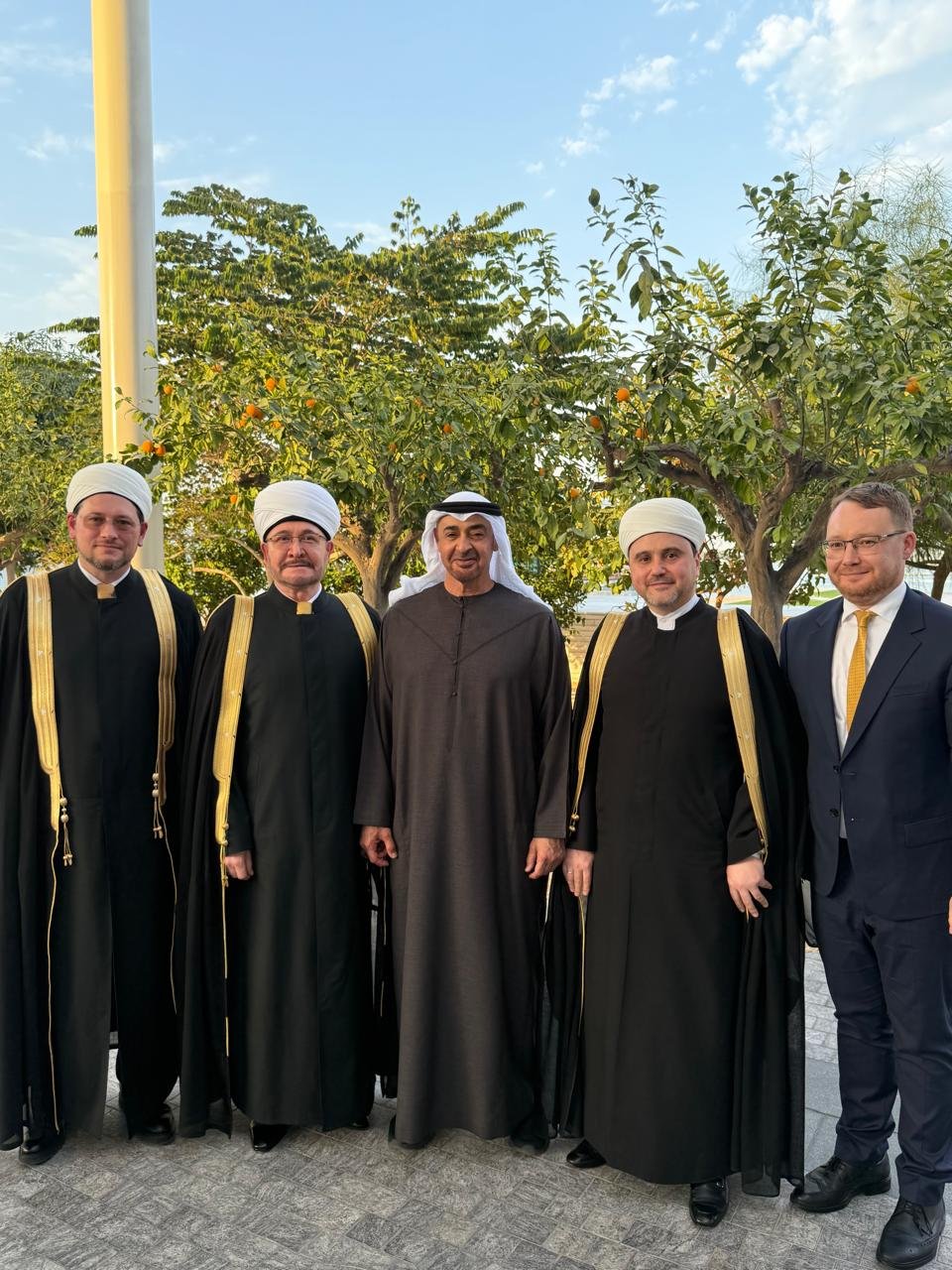 ترحيب الامارات بزيارة مفتي روسيا الشيخ راوي عين الدين