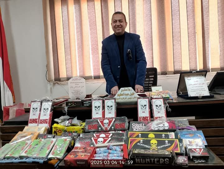 اكبر حملة للتصدى لبيع الصواريخ والشماريخ والالعاب النارية بدائرة مركز طوخ القليوبيه