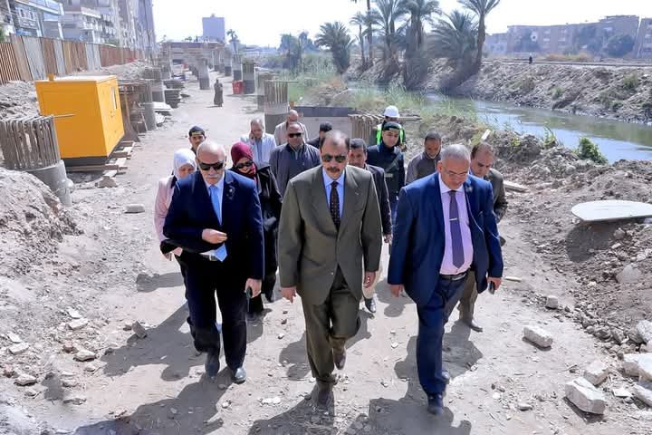 محافظ سوهاج :الانتهاء من أعمال إنشاء كوبري المراغة العلوي وتشغيله نهاية أغسطس القادم