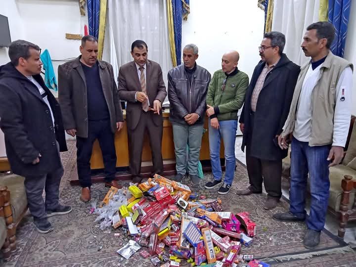 محافظ سوهاج..استمرار الحملات المكثفة للقضاء على ظاهرة انتشار الألعاب النارية بمختلف مراكز المحافظة*