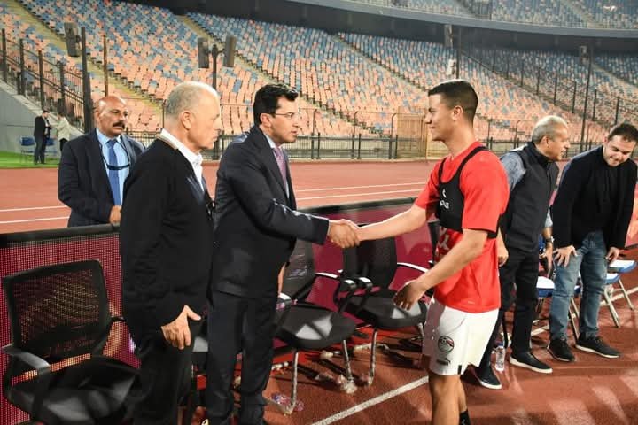 وزير الرياضة يدعم منتخب مصر قبل مواجهتي إثيوبيا وسيراليون في تصفيات كأس العالم