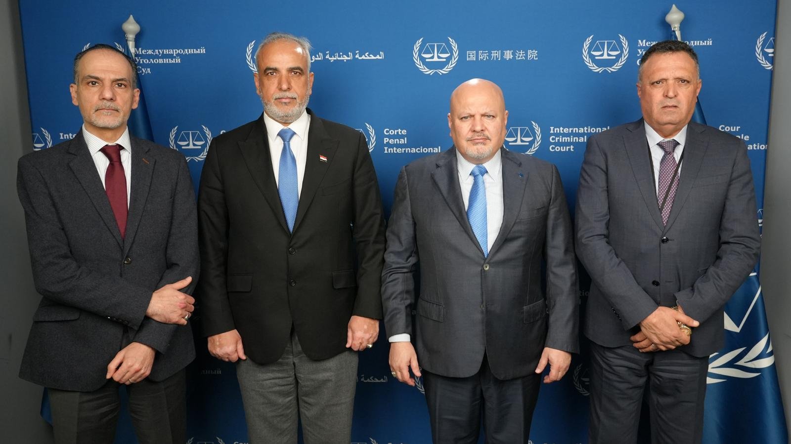 وفد البرلمان العربي يلتقي المدعي العام للمحكمة الجنائية الدولية