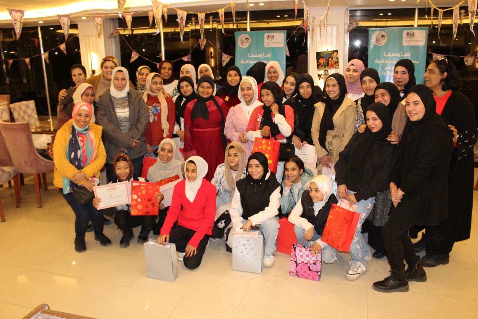 د.إيمان بيبرس:  فخورة بالفتيات اللاتي التزمنّ وحرصنّ على تطوير أنفسهنّ