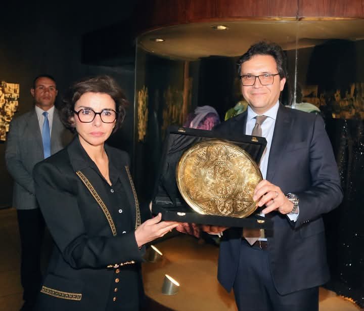 وزير الثقافة المصري يستقبل نظيرته الفرنسية بمتحف أم كلثوم بالمنيل لبحث سبل التعاون الثقافي