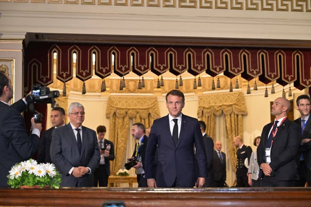 زيارة تاريخية للرئيس الفرنسي إيمانويل ماكرون لجامعة القاهرة