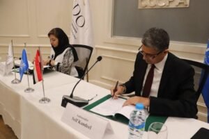 توقيع مذكرة تفاهم بين مركز القاهرة الدولي لتسوية النزاعات وحفظ وبناء السلام ومنظمة تنمية المرأة التابعة لمنظمة التعاون الإسلامي،مصر الساعة