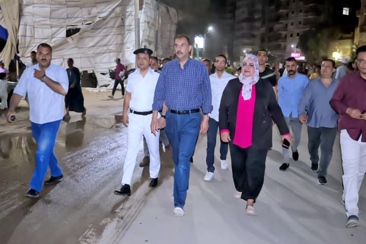 محافظ سوهاج يتفقد مشروعات التطوير والتجميل بمدينة سوهاج