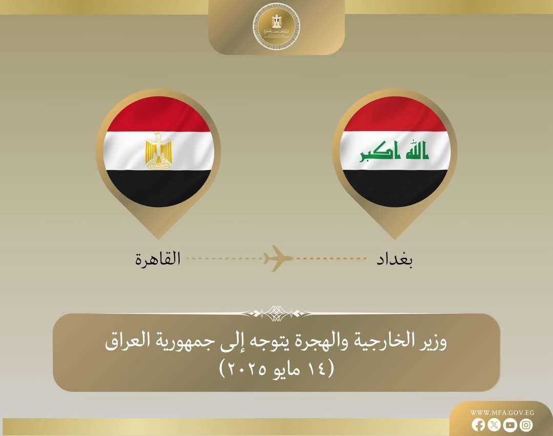 وزير الخارجية والهجرة يتوجه إلى العراق للمشاركة في الاجتماع الوزاري التحضيري للقمة العربي