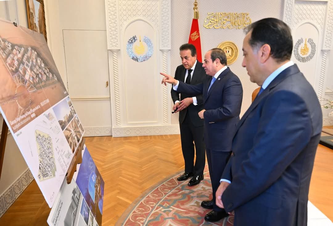 “السيسي يستعرض استراتيجية تطوير قطاع الصحة والتعليم”