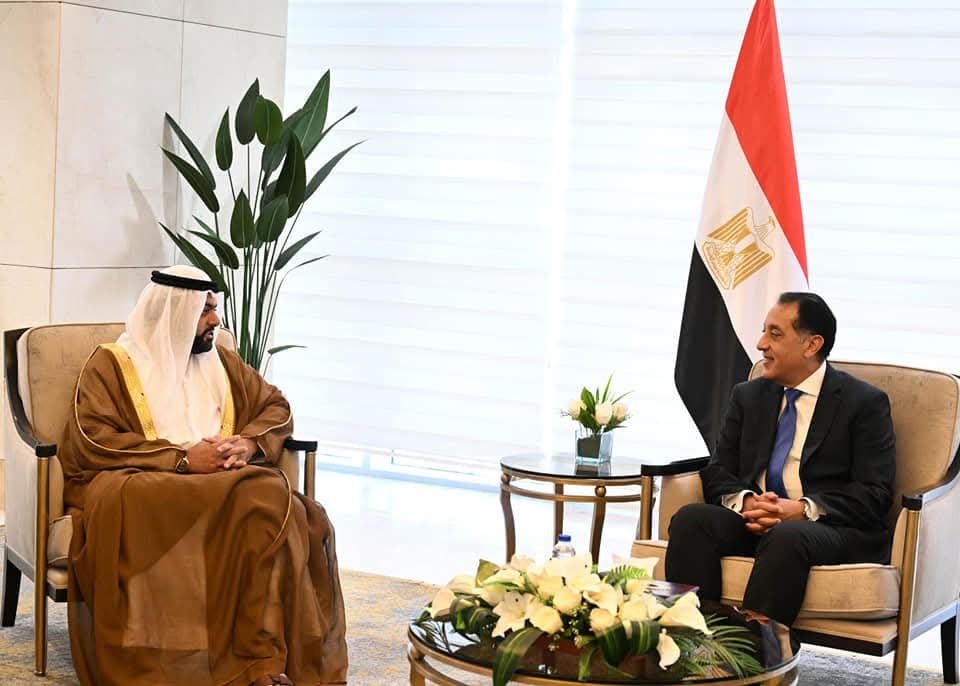 “تعزيز الاستثمارات المصرية الإماراتية: استقبال ولي عهد إمارة الفجيرة”