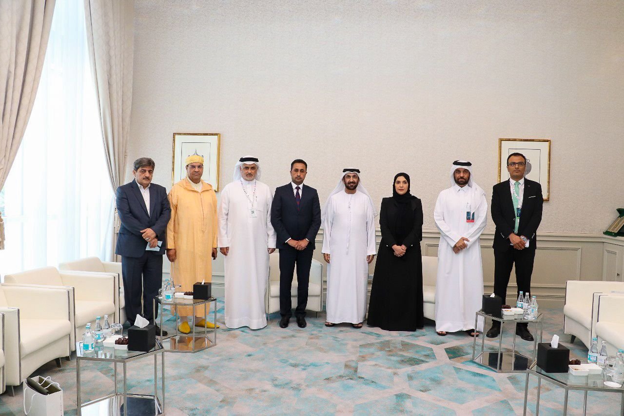 رئيس البرلمان العربي يلتقي رئيسة اللجنة الوطنية لحقوق الإنسان في قطر