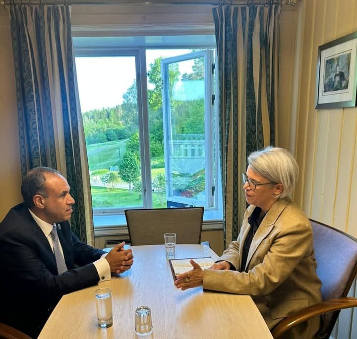 وزير الخارجية والهجرة يلتقي مع مبعوثة الاتحاد الأوروبي للقرن الأفريقي