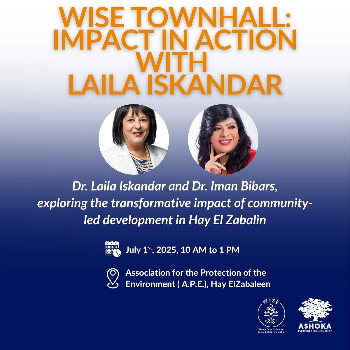 د. إيمان بيبرس: المبادرة العالمية لدعم المبدعات الاجتماعيات حول العالم WISE