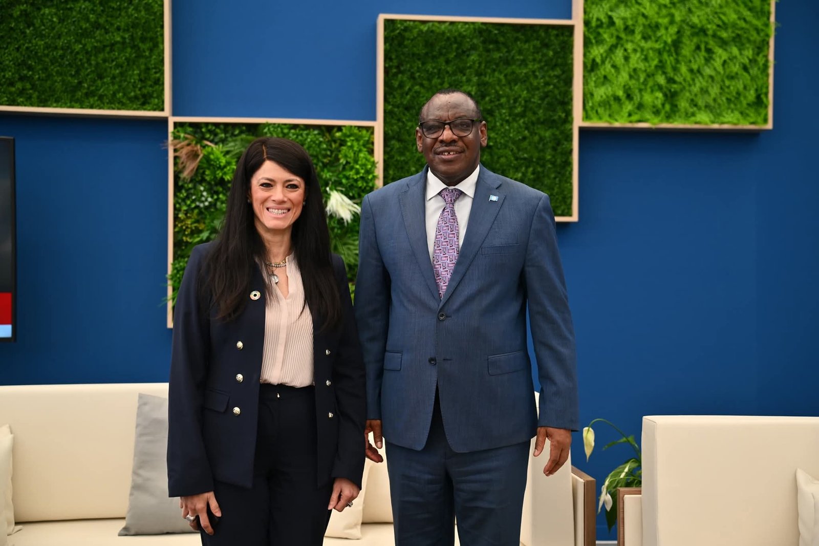 وزيرة التخطيط والتنمية الاقتصادية والتعاون الدولي تلتقي الأمين التنفيذي للجنة الاقتصادية لأفريقيا بالأمم المتحدة (UNECA) واللجنة الاقتصادية لغربي آسيا (ESCWA)