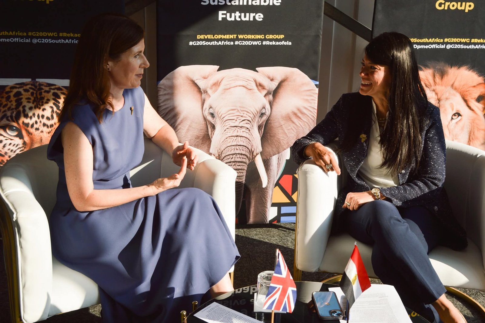 وزيرة التخطيط والتنمية الاقتصادية والتعاون الدولي تبحث مع وزيرة التنمية الدولية البريطانية مستقبل العلاقات الاقتصادية والتجارية والاستثمارية بين البلدين