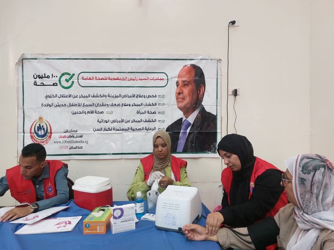 «الصحة»: حملة «100 يوم صحة» قدّمت 26 مليونًا و742 ألف خدمة طبية مجانية خلال 17 يومًا