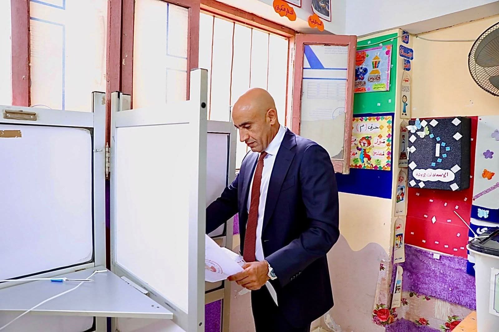 وزير التربية والتعليم والتعليم الفني يدلي بصوته في انتخابات مجلس الشيوخ ٢٠٢٥