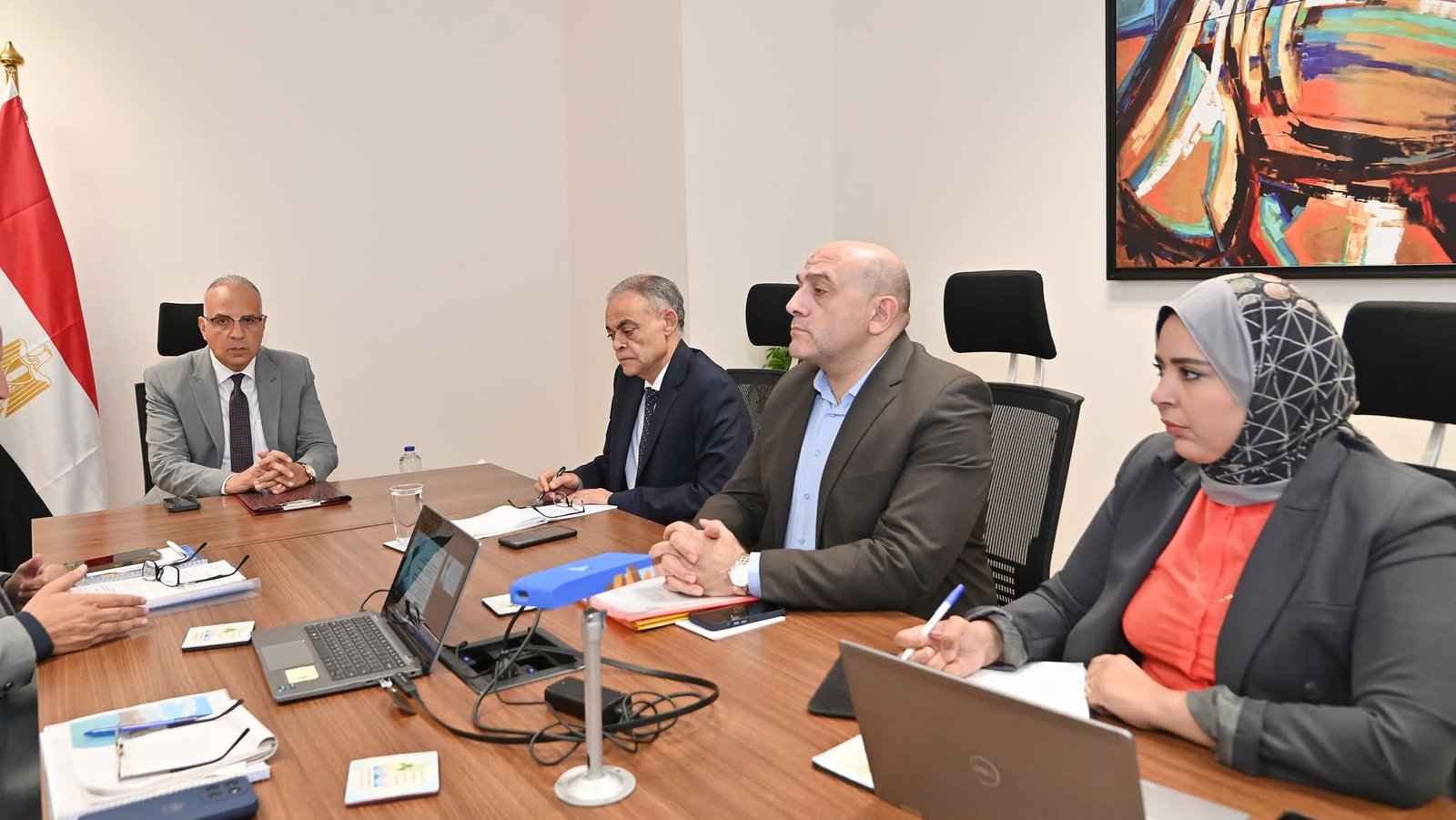 وزير الري يتابع حالة منظومة الري والصرف ومحطات الرفع بزمام منطقة قلابشو وزيان بمحافظة الدقهلية