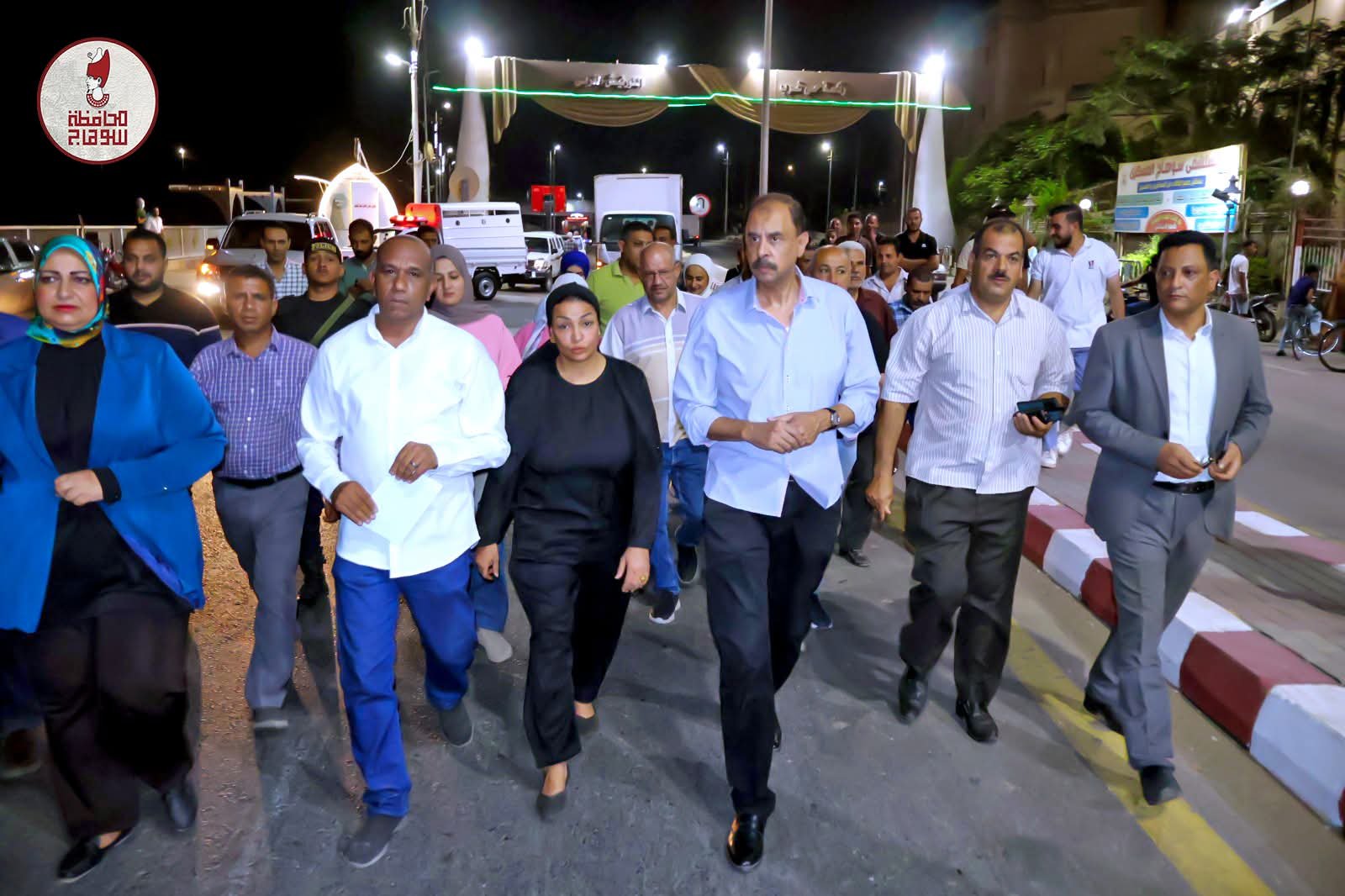 محافظ سوهاج يتفقد مشروعات تطوير الممشى السياحي والميادين العامة