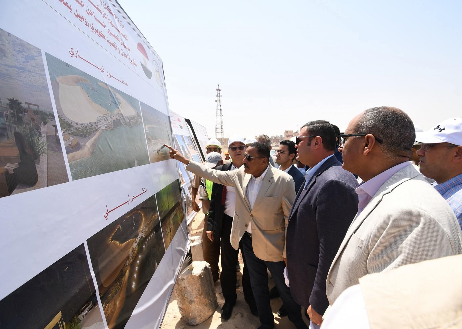 وزير الإسكان ومحافظ مطروح يتفقدان مشروع إحلال وتجديد كوبري روميل بالمحافظة