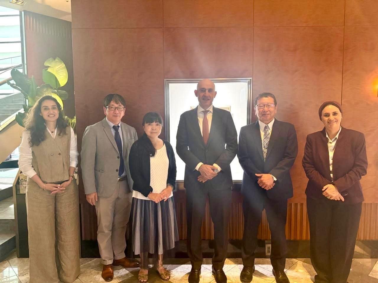 وزير التربية والتعليم يلتقي بمجموعة من الخبراء اليابانيين المقرر مشاركتهم في دعم مركز ريادة المصري الدولي لتمكين ذوي الاحتياجات الخاصة