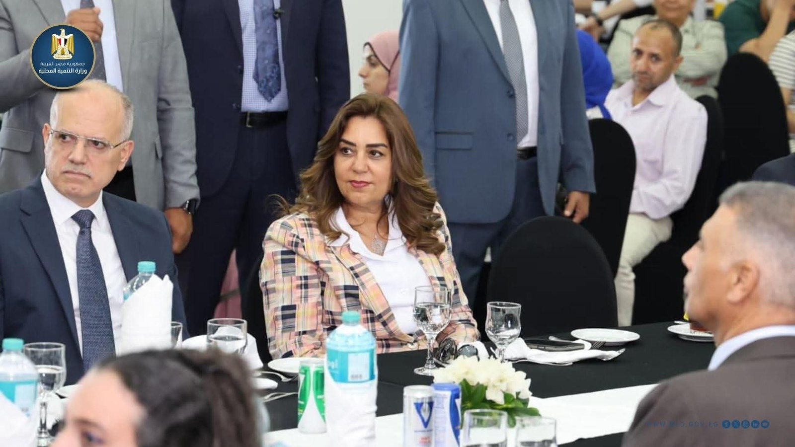 وزيرة التنمية المحلية تشهد احتفالية تكريم أوائل الثانوية العامة ومنحهم ٦٩ منحة دراسية كاملة بالجامعة الألمانية