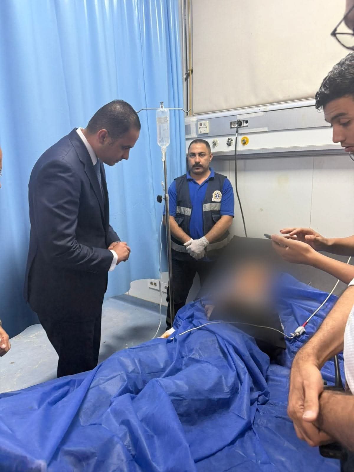 نائب وزير الصحة يتابع الحالة الصحية لمصابي حادث قطار مطروح في مستشفيي الضبعة ورأس الحكمة